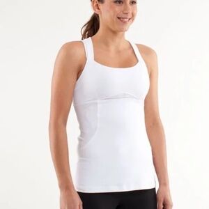 lululemon athletica White Tank Top